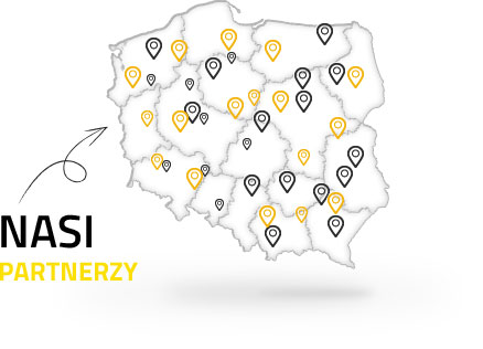 mapa partnerów taxi polska